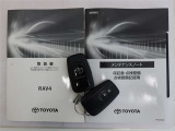 メンテナンスノート付きです。過去の整備記録を確認したり、お車の状況にあった整備をすることに役立ちます。