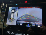 パノラミックビューモニター付き◎前後左右のカメラ映像で駐車をサポート!障害物をいち早く確認。