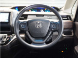 ◆ハンドル全体◆各種スイッチがハンドルから手を放さず操作できるので運転中でも楽に操作できます。