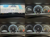 【インタラクティブドライバーディスプレイ】ナビゲーション。電話。各種メディア情報を表示。ステアリングホイールのメニューからレイアウト変更が可能です。