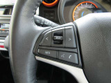 ハンドルにはオーディオのスイッチや、クルーズコントロールの操作スイッチが搭載されています。運転に集中するための工夫なのです。