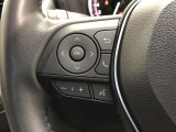 【ステアリングスイッチ】左です。ハンドルから手を離さず、運転に集中したまま手元でオーディオ操作等ができます。