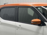 プラスチックバイザーがない分デザインもすっきり★洗車の時の窓拭きもラクラクです!