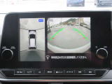 【全周囲カメラ】上が丸見え!! 駐車時に周りの様子が見えます。駐車時も安心ですよ!!