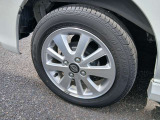 純正アルミホイ-ル付です! タイヤサイズ 165/60R14 (リヤ右タイヤ)