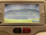 バックモニター付きです。後退時に車両の後ろ側を画面に表示します。車庫入れなどでバックする際に後方確認ができ便利です。