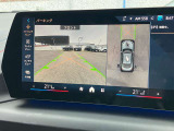 【フロントカメラ】フロントの広角カメラにより、運転席からは見えない道路状況を確認可能です。車通りや、人通りの多い路地などでも障害物の接近をカメラにて確認できます。