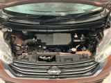 とっても綺麗なエンジンルームです♪お買い上げの際は日産整備士がメンテナンス整備を実施してお渡し致します☆