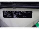 車両型式、フレームナンバーなどを表記したプレートです。最後までご覧いただきましてありがとうございました!ご不明な点などございましたら、お気軽にお問い合わせください。