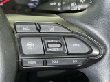 ステアリングスイッチ付き。前方から目を離すことなく操作することが可能です。