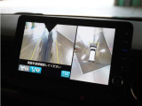 ◆サイドビュー◆サイドのカメラでは、ドライバーの視点からはピラーの陰になる部分や前後左右のウインドウの下側など、どうしても見ることができない死角をカバーします。