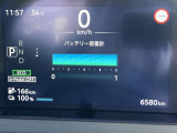 リチウムイオンバッテリーセグメントは12/12です。走行可能距離はエアコンオフ時の参考距離です。