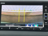 カラービジョンとガイド線で見やすい視点切替式のバックモニター。