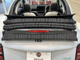 カブリオーレを開けると開放感だけでなく、FIATらしい雰囲気も出てとてもお洒落です。