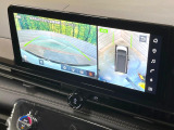 【アラウンドビューモニター】専用のカメラにより、上から見下ろしたような視点で360度クルマの周囲を確認することができます☆死角部分も確認しやすく、狭い場所での切り返しや駐車もスムーズに行えます。