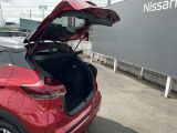 大きな荷物もスムーズに積載できる広い開口部
