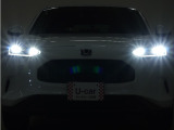 LEDヘッドライト(オートハイビーム機能付)が搭載されており、遠くまで明るく均一に照らし、高速道路等での安心感が向上しております。