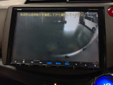 バックカメラの画像です。車庫入れの安心感がアップしますね。