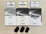 基本操作はもちろん、困った時に役立つ取扱説明書、整備歴が確認出来るメンテナンスノートが付いてます。安心ですね☆☆