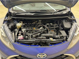 トヨタ中古車「まるごとクリーニング」施工済。エンジンルームを専用洗剤で洗浄!高圧&スチーム洗浄も行います。樹脂部分も艶出し剤でピカピカです☆☆