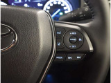 ステアリングスイッチではクルーズコントロール操作が可能です。運転中のご利用は十分にご注意ください。