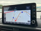 純正9インチインターナビ付きでフルセグ・DVD再生・Bluetoothなど付いてとても便利な車両です♪