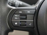 ハンドルにオーディオ操作用スイッチを備え、手を放さずに操作可能。安全性と利便性を両立しています。