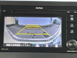 カラービジョンとガイド線で見やすい視点切替式のバックモニター。