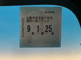 次回の車検日になります。こちらのステッカーをご確認ください。