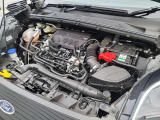 1.0Ecoboostエンジン。1.0Lと聞くと皆様非力なイメージを持たれますが、1000ccターボの国産小型SUVが98馬力に対してPUMAは125馬力。これは国産車の1.5NAエンジンより強力です