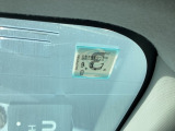 次回の車検日になります。こちらのステッカーをご確認ください。