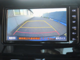 リアワイドカメラシステム!従来の視野に加えて、後方側方を約180&deg;まで見えるワイドビューと、後方を真上から見たような視野で駐車時などに便利なトップダウンビューの3つの視野があります!