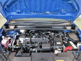 1800ccガソリンエンジン+モーターのハイブリッドです。