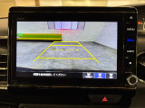 バックカメラの画像です。車庫入れの安心感がアップしますね☆