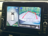 【アラウンドビューモニター】専用のカメラにより、上から見下ろしたような視点で360度クルマの周囲を確認することができます☆死角部分も確認しやすく、狭い場所での切り返しや駐車もスムーズに行えます。
