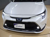 LEDヘッドライトです。デザイン性がよくとても明るいので、夜間の走行や悪天候でも安心です。しかも長寿命!