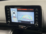 パノラミックビューモニターで運転席から確認しにくい車両周辺の状況を把握できます!
