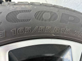 タイヤサイズは165/55R15