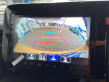 映像は切り替えができます。バックカメラ単体の映像です。
