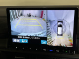 リヤカメラ表示時では視点を変更することもできます。