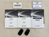 基本操作はもちろん、困った時に役立つ取扱説明書、整備歴が確認出来るメンテナンスノートが付いてます。安心ですね☆☆