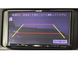後方の視界を確保するバックカメラを装備