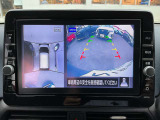 アラウンドビューモニター装備です 上から見たイメージで駐車出来ます