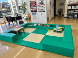 元気なお子様にはキッズコーナー完備。定期的に清掃、消毒実施してます。安心して遊んで下さい◎