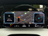 【Digital Cockpit Pro】メーター表示に加え、ナビゲ―ションのマップ、アシストシステムなど好みに応じて表示を切り替えできます。