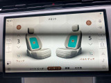 フロントシート、マッサージ機能装備。