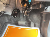 安全に関わるペダル部。ゴムの減り具合や使用感が分かり、丁寧に使われてきたかも見えます。