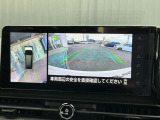 ナビ画面でもアラウンドビューモニターをご確認いただけます!さらに狭い場所に駐車するときに大きな画面で確認できるのは便利ですね!!