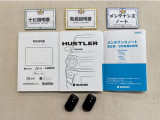 基本操作はもちろん、最近の車は装備もどんどん進化しているので困った時に役立つ取扱説明書、整備歴が確認できるメンテナンスノートが付いてます。安心ですね☆☆
