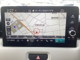 ホンダ純正メモリーナビ付きなので、迷わず目的地まで安心。